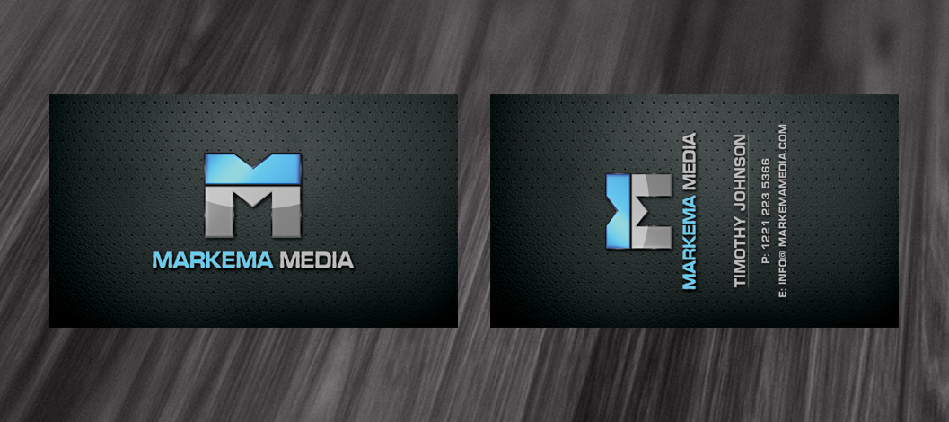 Business Card Design by diRtY.EMM for markema media | Design #917444