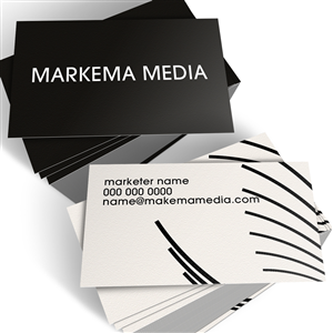 Business Card Design by glndkat for markema media | Design: #914656
