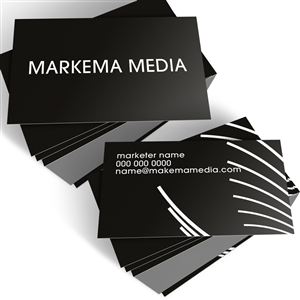 Business Card Design by glndkat for markema media | Design: #914657