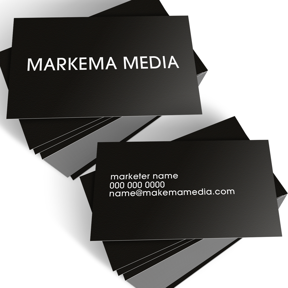 Business Card Design by glndkat for markema media | Design #914660