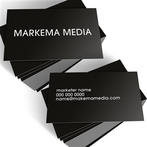 Business Card Design by glndkat for markema media | Design: #914660