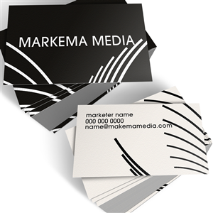 Business Card Design by glndkat for markema media | Design: #914666