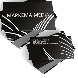 Business Card Design by glndkat for markema media | Design: #914679