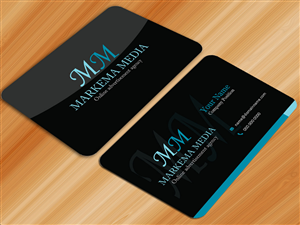 Business Card Design by Sarmishtha Chattopadhyay_loginchange for markema media | Design: #914751