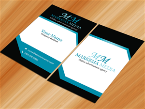 Business Card Design by Sarmishtha Chattopadhyay_loginchange for markema media | Design: #917249