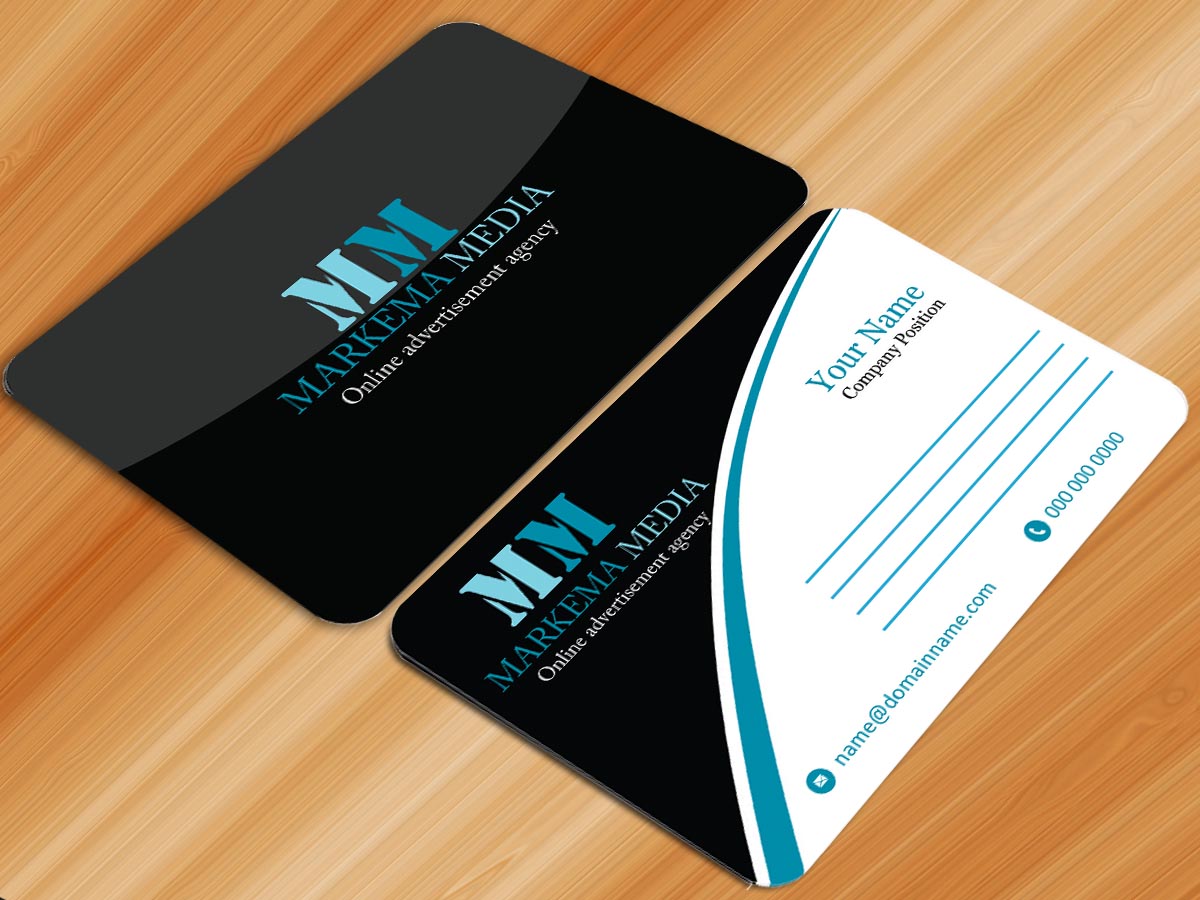 Business Card Design by Sarmishtha Chattopadhyay_loginchange for markema media | Design #918606