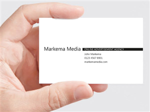 Business Card Design by ray.design for markema media | Design: #920059