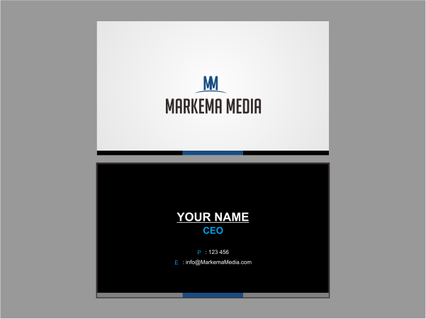 Business Card Design by mindbrand for markema media | Design #913727