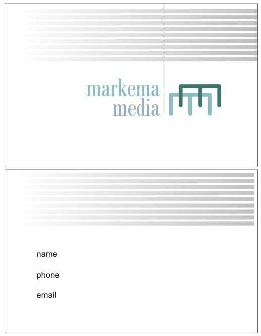 Business Card Design by hemantabhyankar for markema media | Design #914392