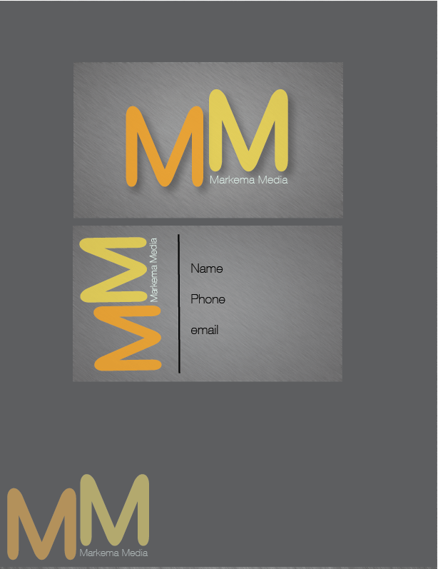 Business Card Design by caryndesign for markema media | Design #925260