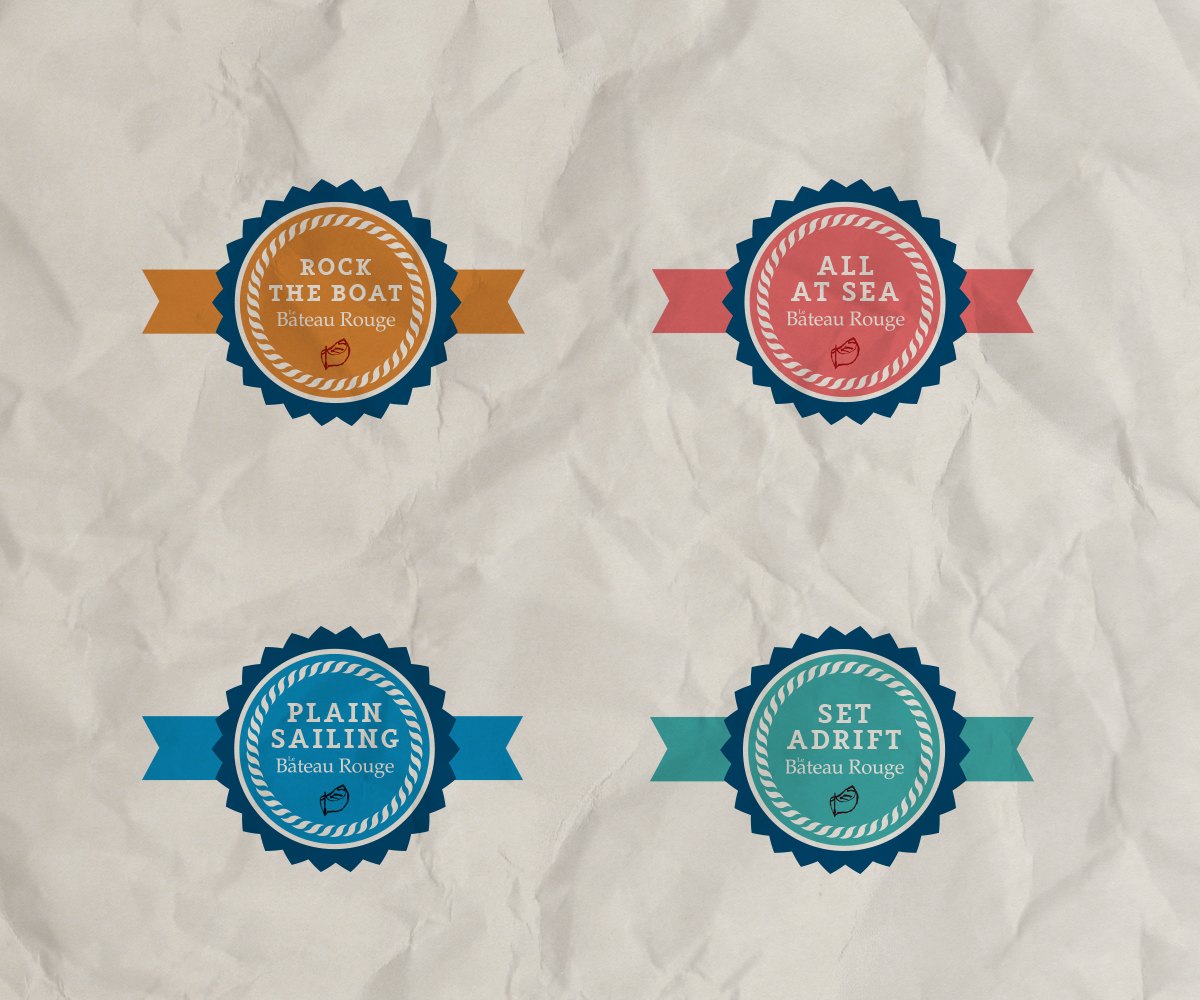 Sticker Design by anavlahovic for Bateau Rouge | Design #3715483