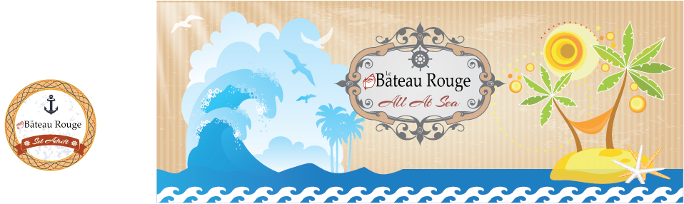 Sticker Design by alex989 for Bateau Rouge | Design #3712501
