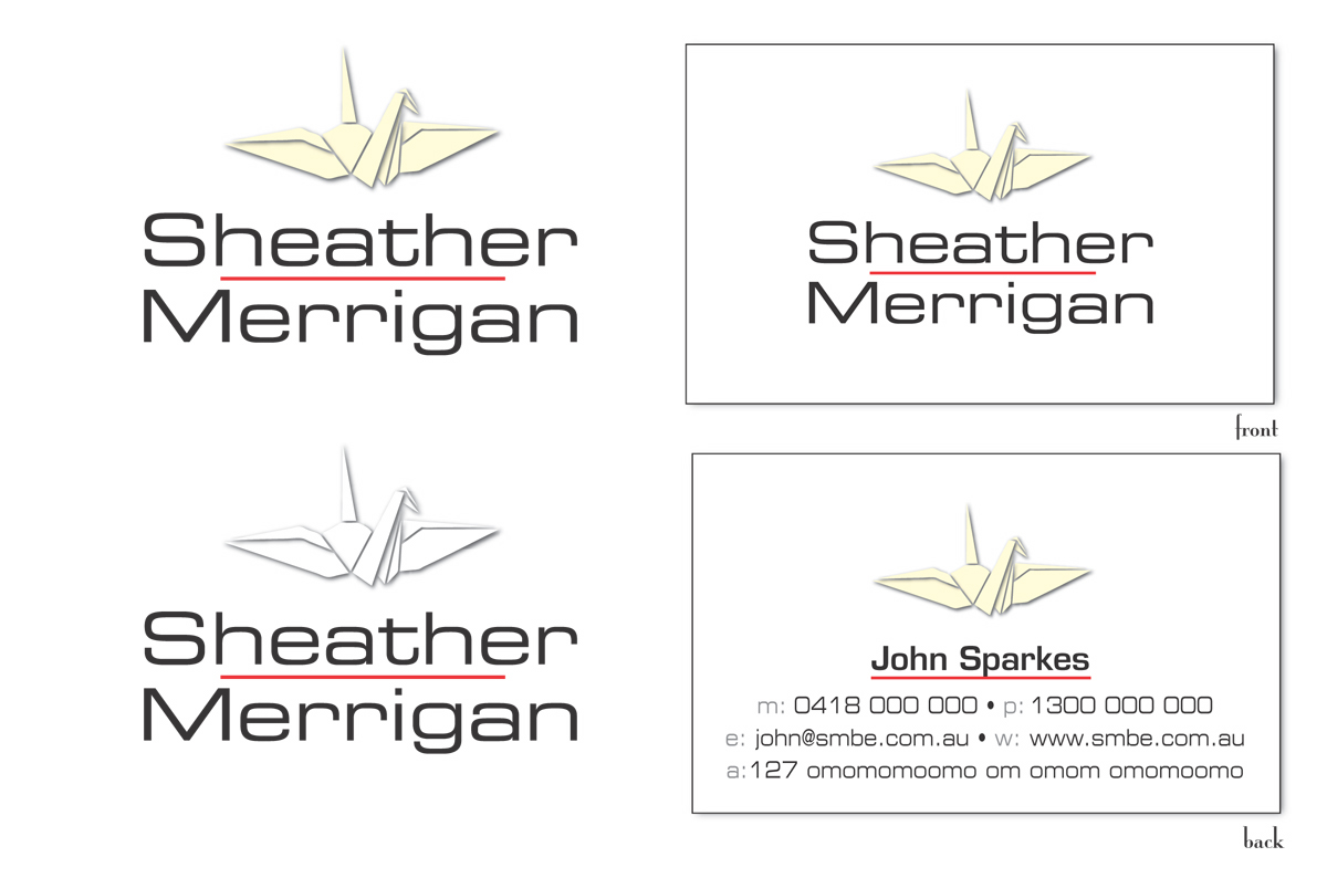 Schreibwaren-Design von Halfull Media für Sheather  Merrigan | Design #102956