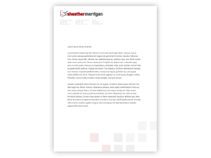 Diseño de Papelería por TT-Design para Sheather  Merrigan | Diseño: #107194