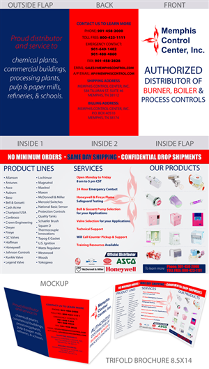 Brochure Design by UrbainFX for Memphis Control Center, Inc. | Design: #3704310