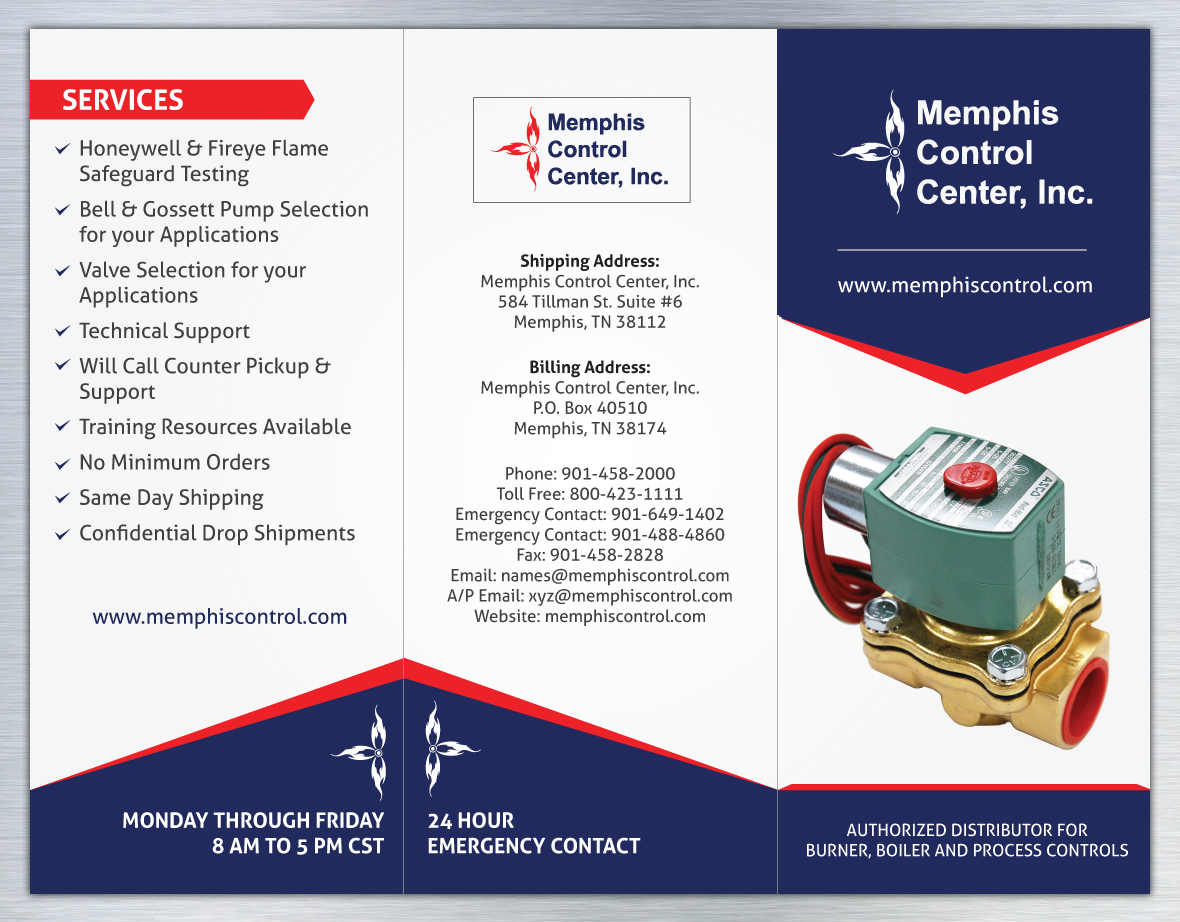Diseño de Brochure por Sbss para Memphis Control Center, Inc. | Diseño #3667480