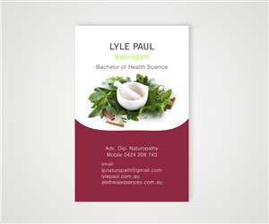 Business Card Design by Oxana for this project | Design #3656260