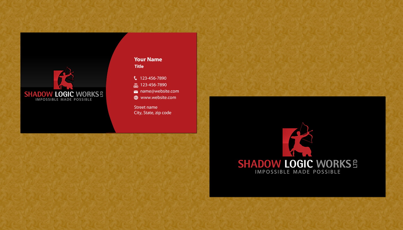 Business Card Design by Sbss for this project | Design #919563
