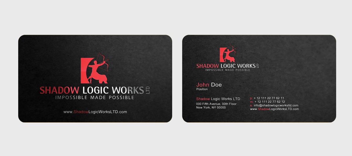 Business Card Design by jAY!.... for this project | Design #924531
