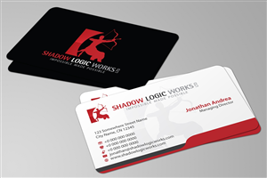 Shadow Logic Business Card Design | Diseño de Tarjeta de Presentación por navacreative