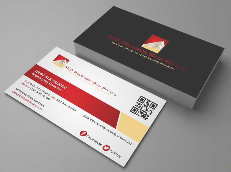 Design de Carte de Visite par AwsomeD pour ACG Holdings (Qld) Pty Ltd | Design #3654410