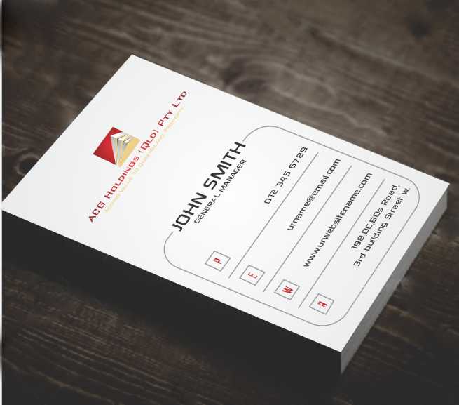 Business Card Design by AwsomeD for ACG Holdings (Qld) Pty Ltd | Design #3654434