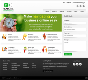 Web Design by pb for Headlite Technologies | Design: #927261