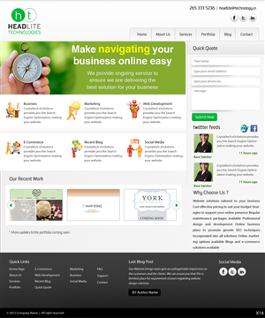 Web Design by pb for Headlite Technologies | Design: #928537