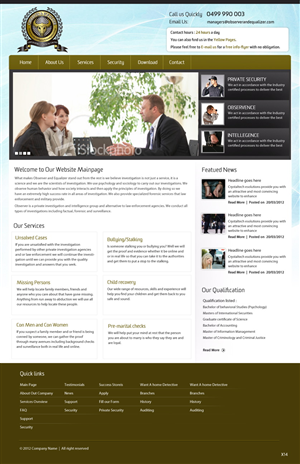Web Design by pb for this project | Design: #919288