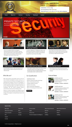 Web Design by pb for this project | Design: #924106