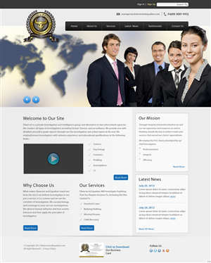 Web Design by pb for this project | Design: #926086