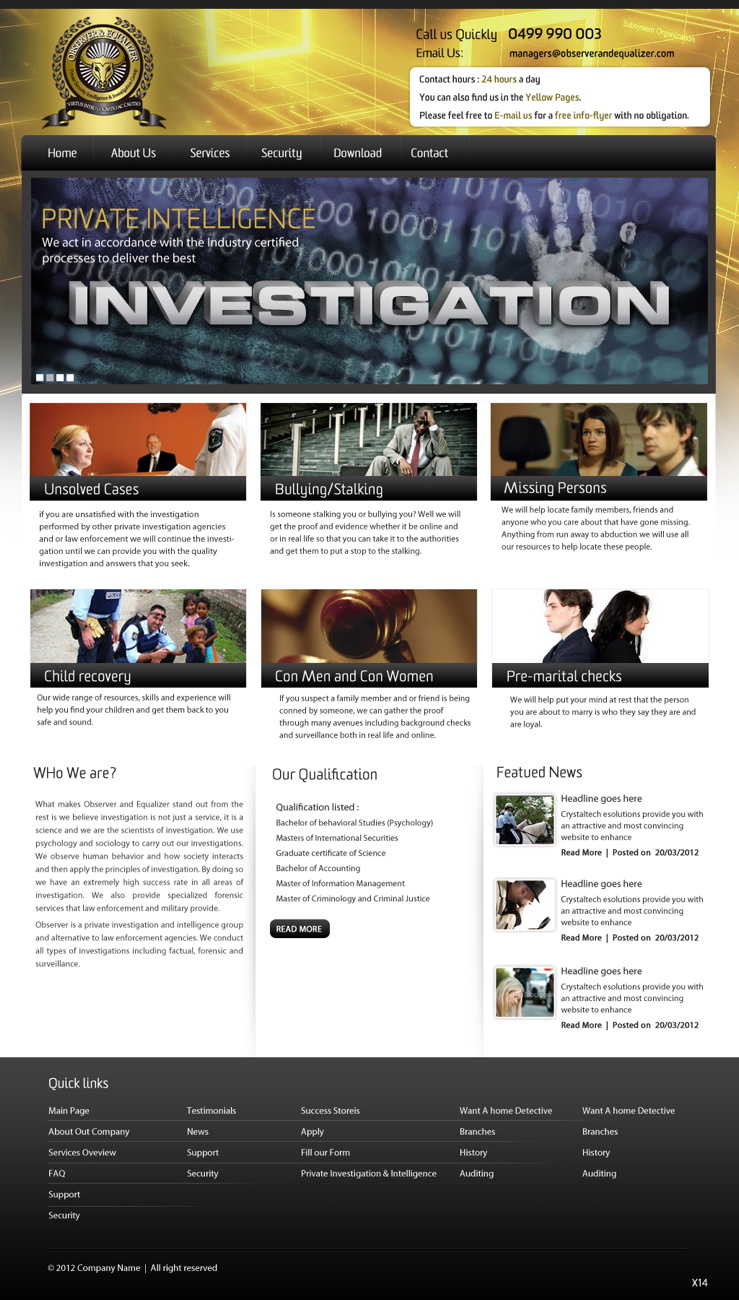 Web Design by pb for this project | Design #936129