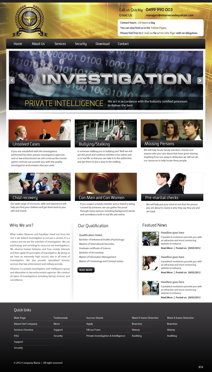 Web Design by pb for this project | Design #943056