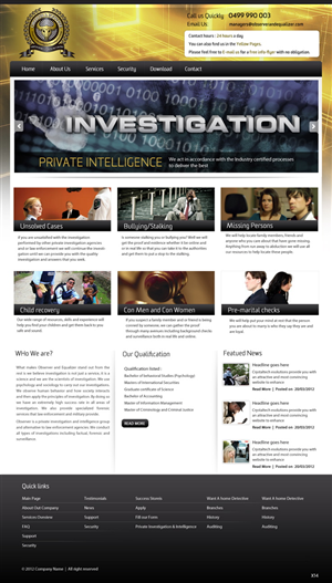 Web Design by pb for this project | Design: #943056