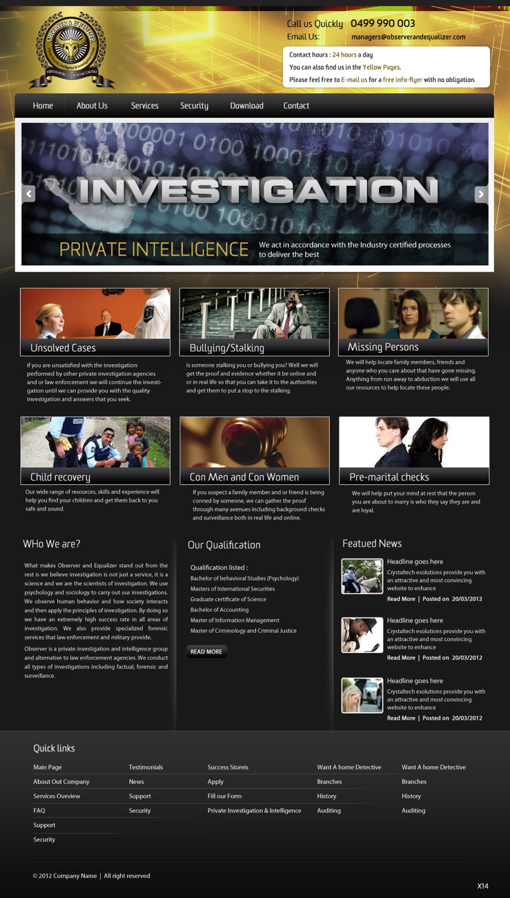 Web Design by pb for this project | Design #954429