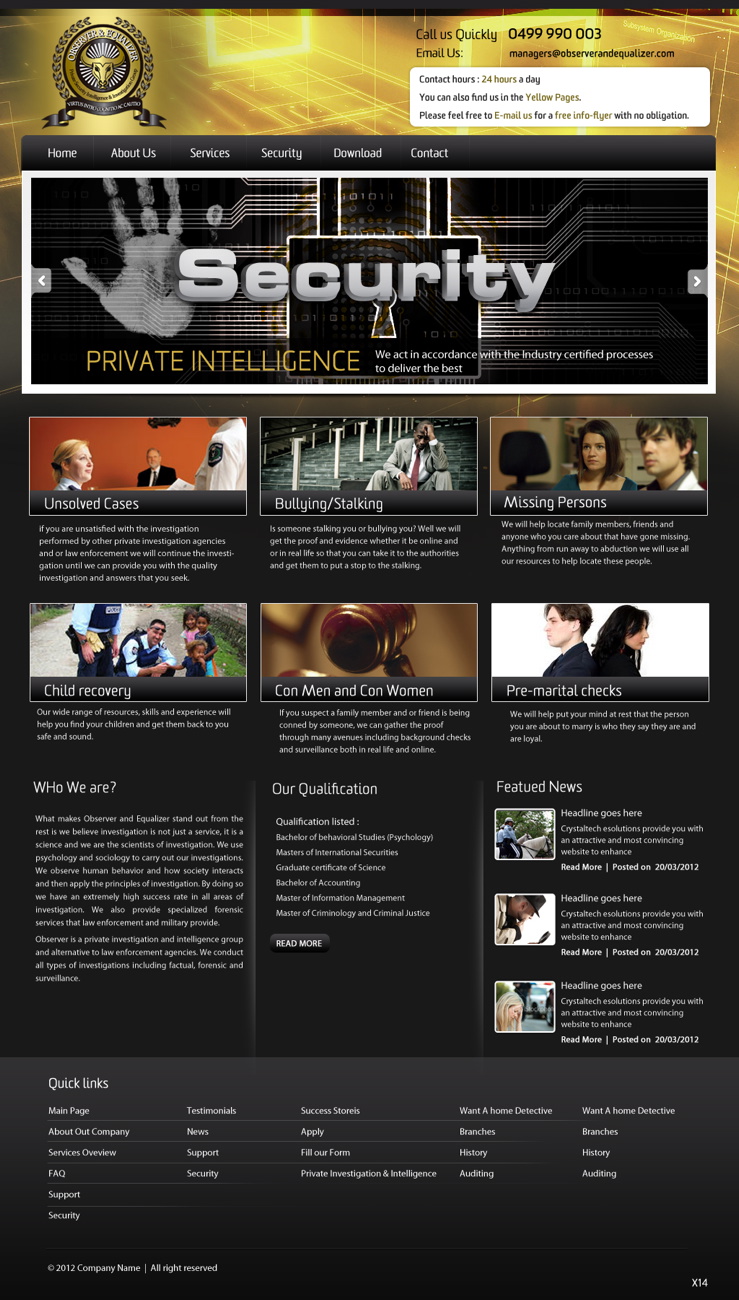 Web Design by pb for this project | Design #954438