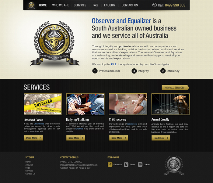 Web Design by the-lion-king for this project | Design #924476