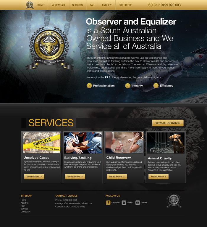 Web Design by the-lion-king for this project | Design #942584