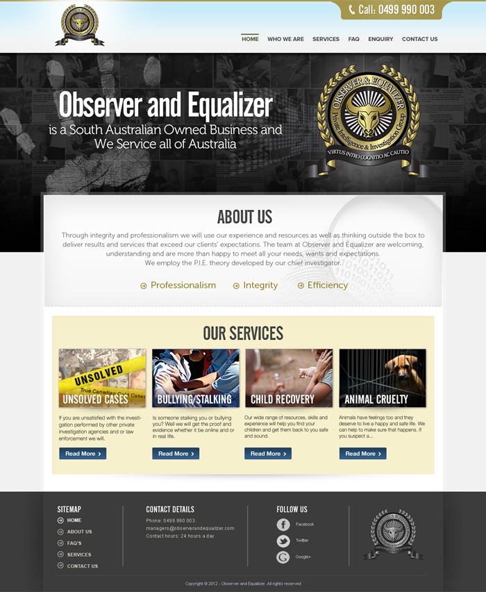 Web Design by the-lion-king for this project | Design #961503