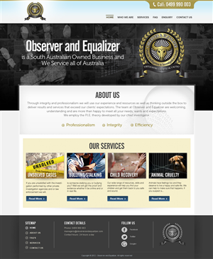 Web Design by the-lion-king for this project | Design: #961503