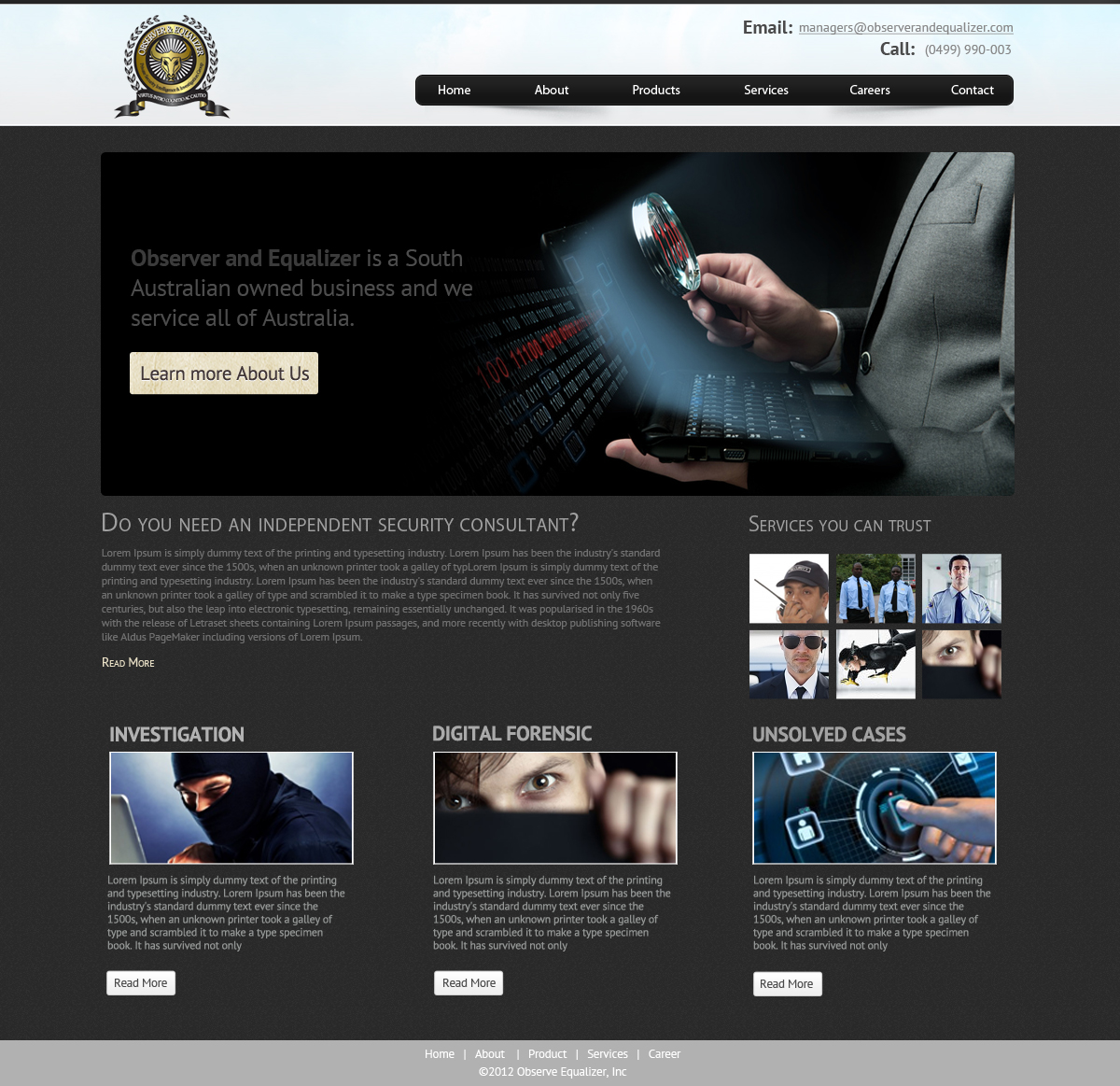 Web Design by OM for this project | Design #952542