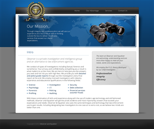 Observer and Equalizer Website | Web Design by Fuxxo Works