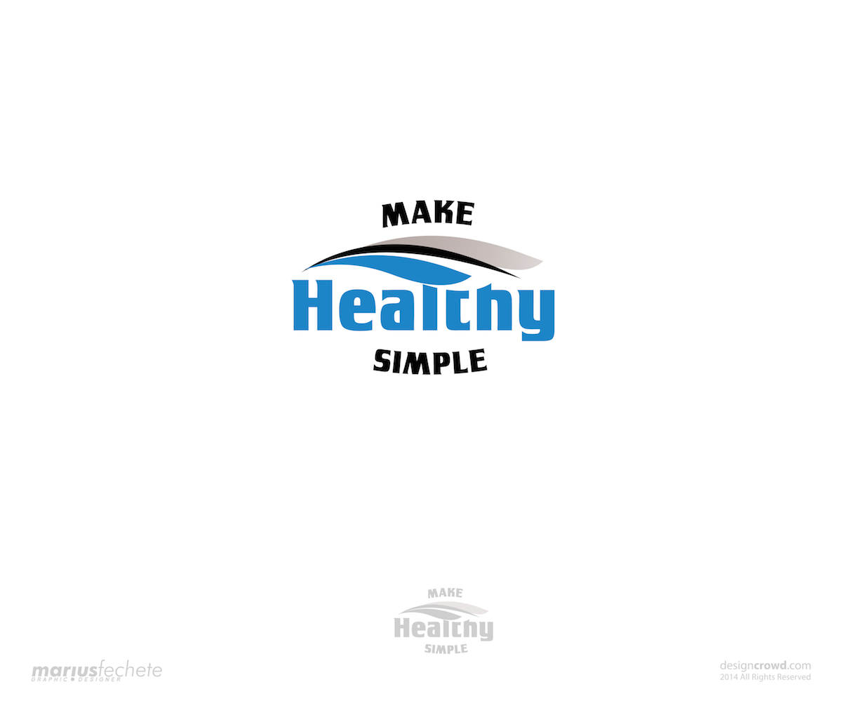 Logo Design by Marius Fechete for Make Healthy Simple | Design #3661987