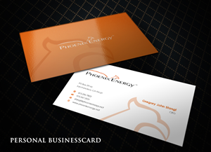 Diseño de Tarjeta de Presentación por Eggo May P para Phoenix Energy | Diseño: #3655382
