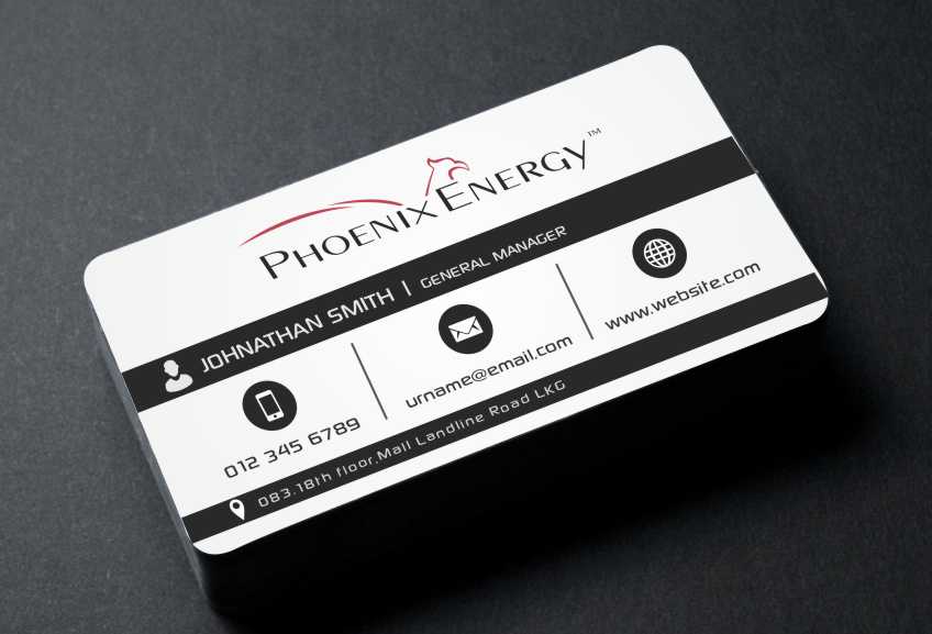 Diseño de Tarjeta de Presentación por AwsomeD para Phoenix Energy | Diseño #3654517