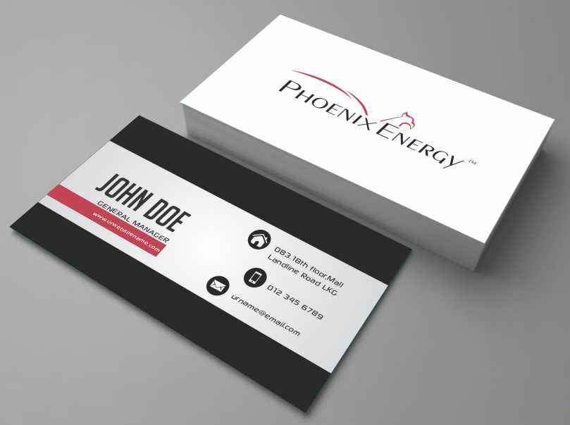 Diseño de Tarjeta de Presentación por AwsomeD para Phoenix Energy | Diseño #3654519