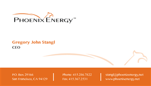 Diseño de Tarjeta de Presentación por jgruber para Phoenix Energy | Diseño: #3657284
