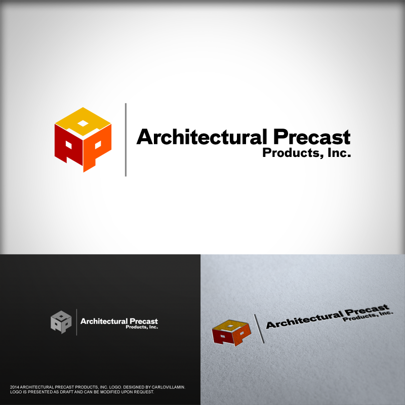 Logo Design by carlomagno for Architectural Precast Products, Inc.  | Design #3664687