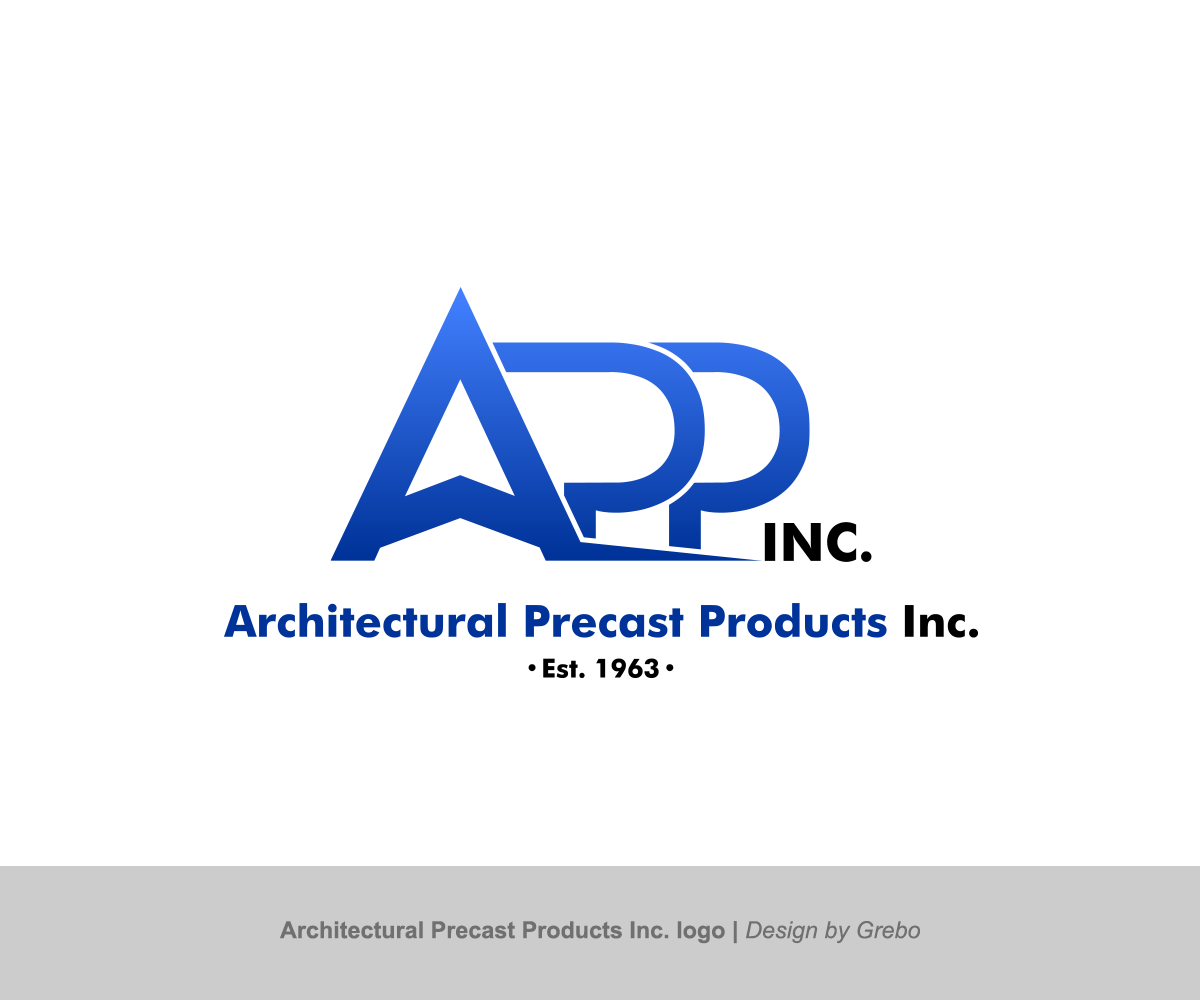 Diseño de Logo por Grebo para Architectural Precast Products, Inc.  | Diseño #3665858