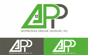 Logo Design by Tenti Studio for Architectural Precast Products, Inc.  | Design: #3672187